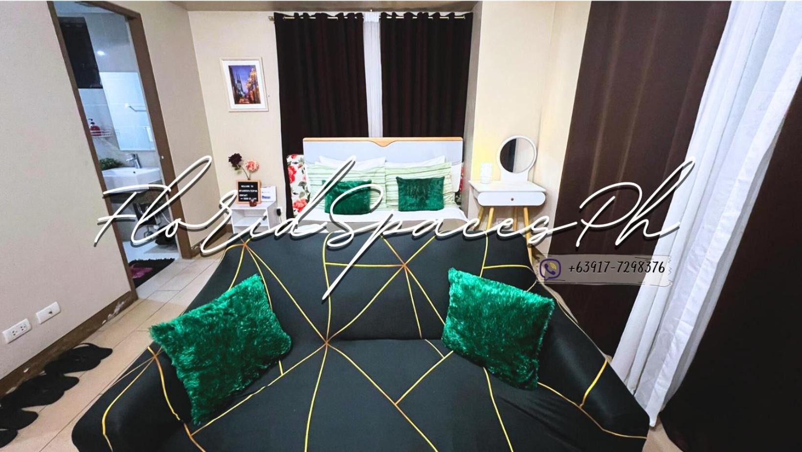 Two Palm Tree Villas Condominium - Studio 8Th Fl With Balcony - Across Terminal 3 Airport Pasay Bagian luar foto